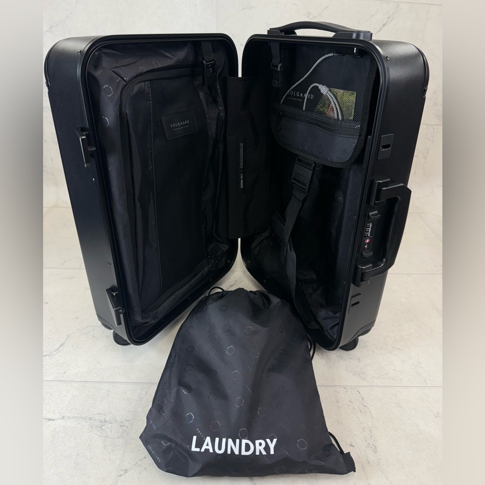 (SW-9) Solgaard Carry-On Luggage In Black - Picture 5 of 5